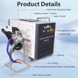 Scotle 100W / 200W / 300W / 500W Handheld Pulsed Laser Cleaning